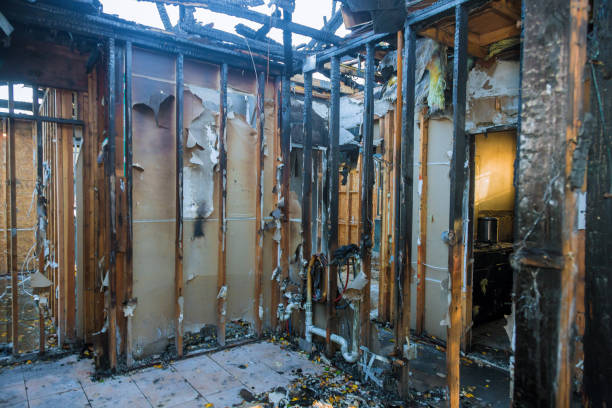 Professional Emergency Fire Damage Restoration technician working in Gladwyne, PA